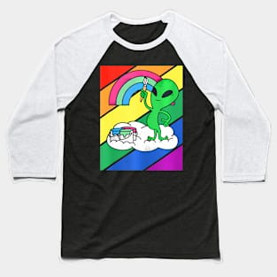 LGBTQ Flag  Pride Month  With Polysexual Flag Baseball T-Shirt